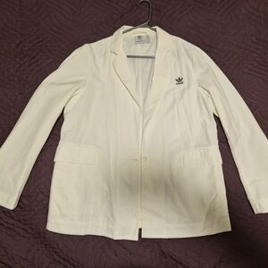 Adidas ORIGINALS Off-White Blazer With Mesh Lining